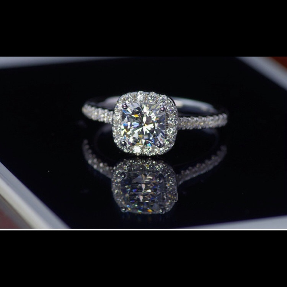 Swiss CZ Zircon Micro Inserted Ring Size 8